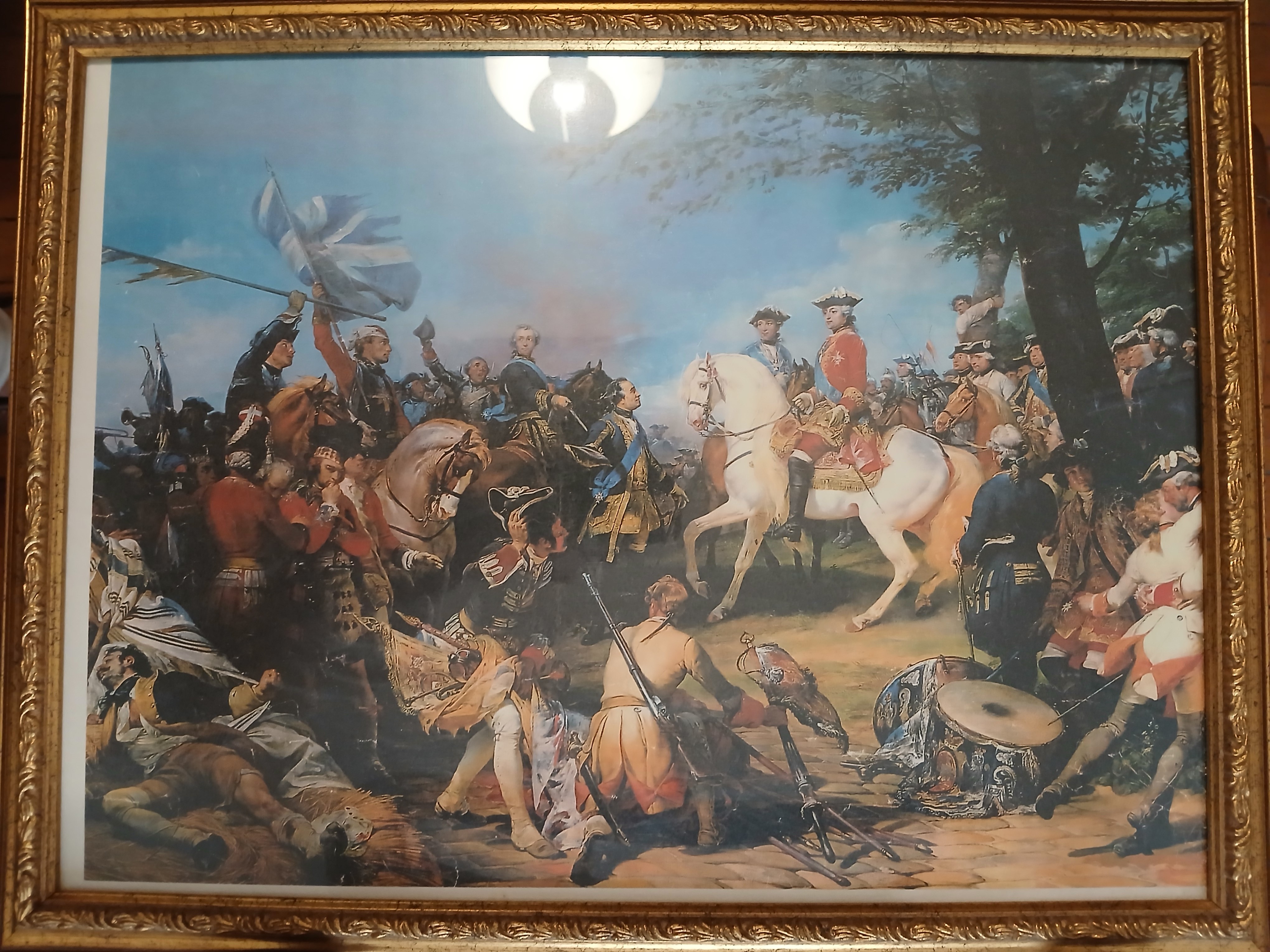 Tableau d'Horace Vernet sur Fontenoy à Versailles